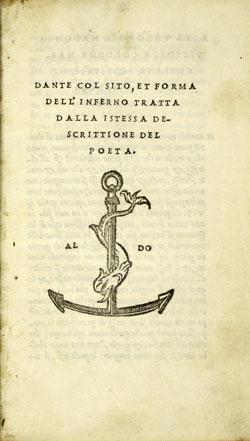 Cover of Dante, col sito et forma dell’Inferno