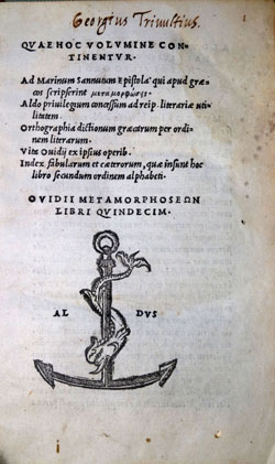 Cover of Metamorphoseon Libri XV