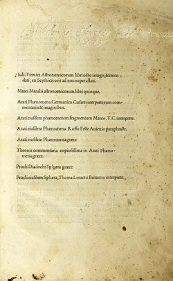 Cover of Scriptores Astronomici