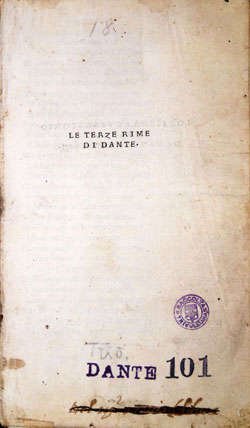 Cover of Le terze rime
