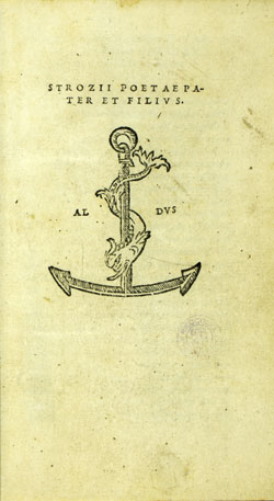 Cover of Strozzii poetae pater et filius